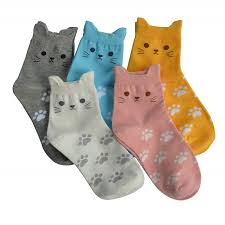 5 Pairs Women's Cute Animals Socks