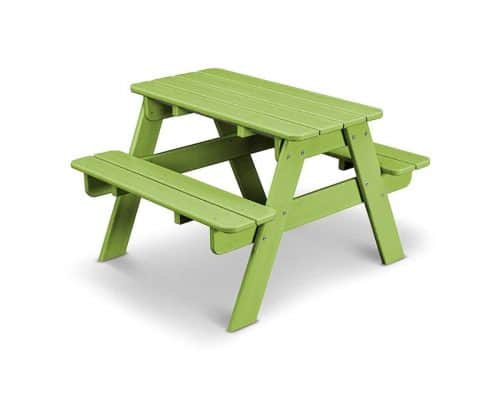 POLYWOOD Outdoor Furniture Kids Picnic Table