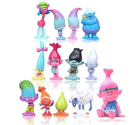 Max Fun Set of 13 Trolls Dolls