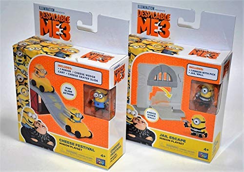 Despicable Me 3 Cheese Festival & Jail Escape Minion Playset