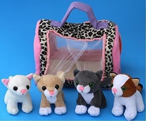 Animal House Plush Kitty Cat Carrier