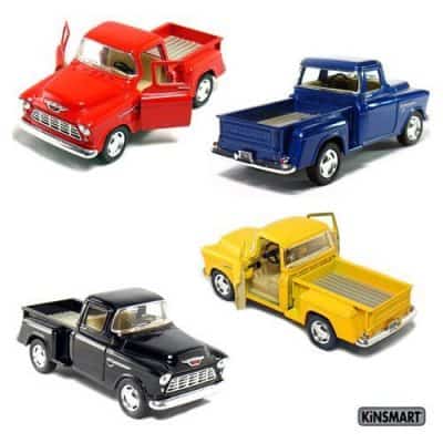 Chevy Stepside Pull Back Action Cars