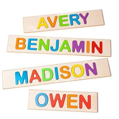 Fat Brain Toys Personalized Name Puzzle