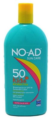 NO-AD Kids Suncare Sunscreen Lotion SPF50