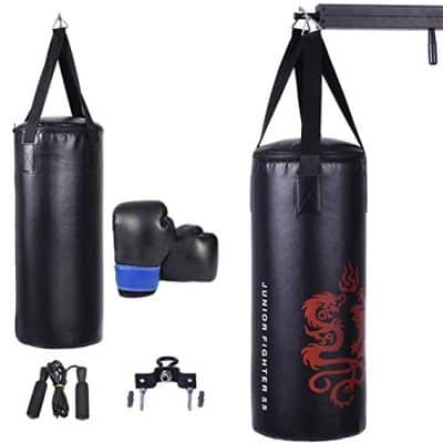 Gymax Kids Punching Bag Set