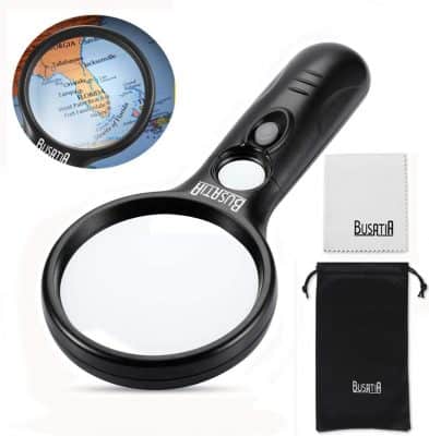 Busatia LED Illuminated Magnifying Glass