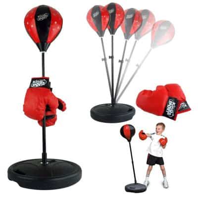 Liberty Imports Sports Boxing Set Punching Bag with Gloves