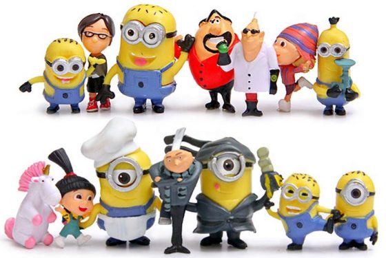 Norda Toys Cute Despicable Me Minions Character Action Figures