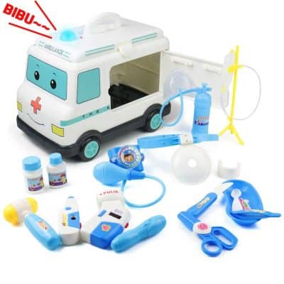 Fajiabao Doctor Kit for Kids Medical Set Ambulance