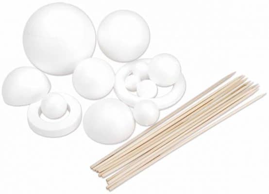 Smoothfoam Styrofoam Solar System Kit for Modeling