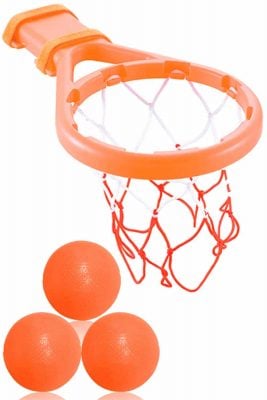 3 Bees & Me Bath Toy Basketball Hoop & Balls Set