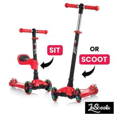 Lascoota 2-in-1 Kick Scooter