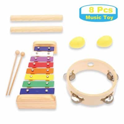 MUSICUBE Kids Wood Musical Instrument