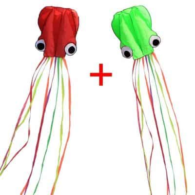 HENGDA 2-Pack Easy Flyer Octopus Kite