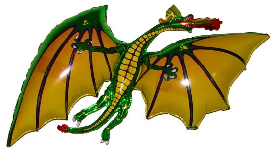 Space Pet 36" Green Dragon