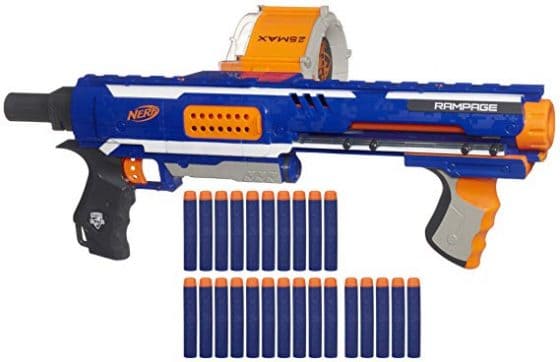 Nerf Rampage N-Strike Elite Toy Blaster with 25 Dart Drum