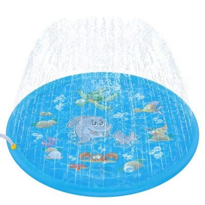 Tobeape 68 Inch Sprinkle and Splash Play Mat