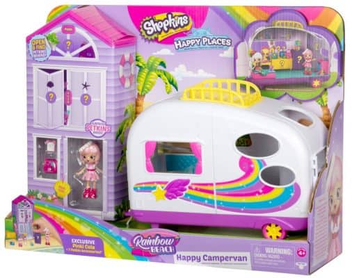 Shopkins Happy Places Rainbow Beach Camper Van