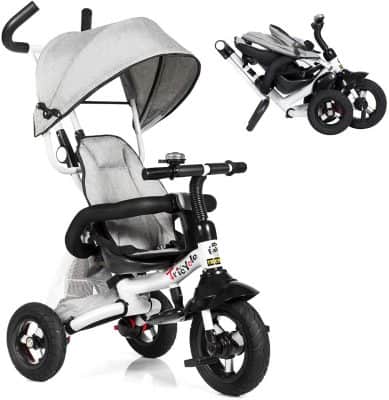 Costzon 6-in-1 Foldable Steer Stroller