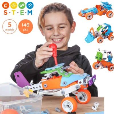 Toy Pal 146 Piece Educational Engineering Building Toys Set