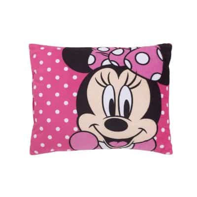 Disney Mouse Bright Pink Decorative Toddler Pillow