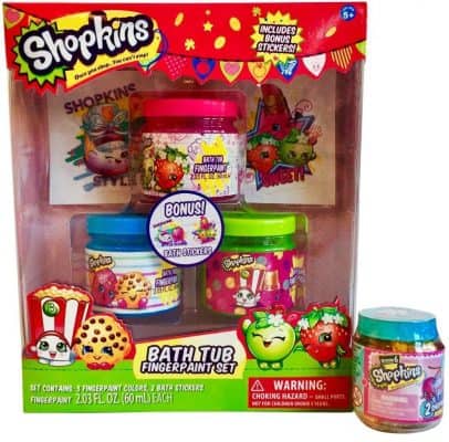 Shopkins Art and Play Bundle Creative Finger Art Set