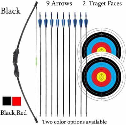 iMay 45 inch Recurve Bow and Arrows Set
