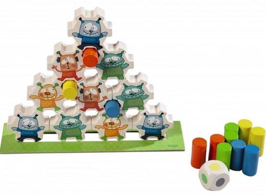 HABA Monster Pile on Wooden Stacking Game