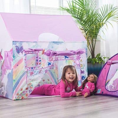 Bluenido Unicorn Playhouse Princess Tent for Girls