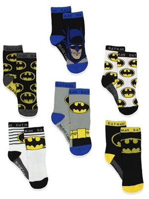 Batman Justice League Boys Athletic Crew Socks