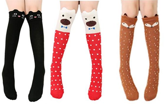 CISMARK Cartoon Knee High Socks