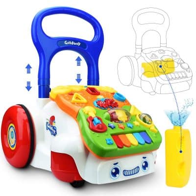 Forstart Sit-to-Stand Learning Walker Push and Pull Activity Center