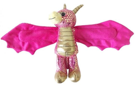 Wild Republic Huggers Golden Dragon Plush Toy