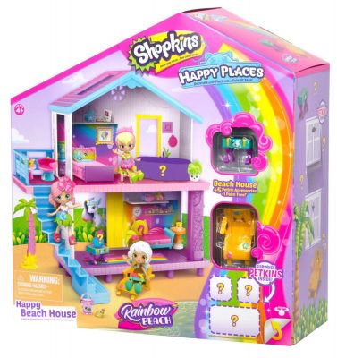 Shopkins Happy Places Rainbow Beach House Playset