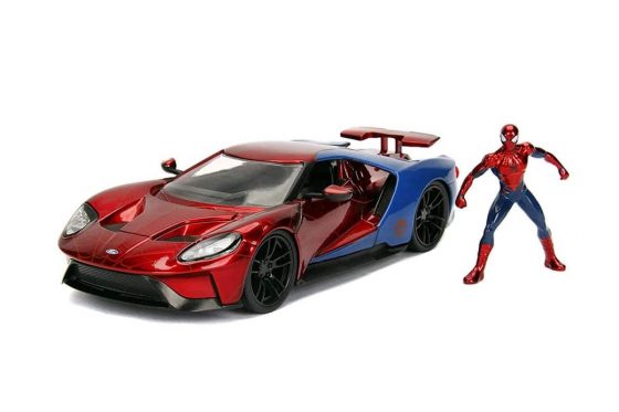 Jada Toys Marvel Spider-Man & 2017 Ford Gt Die-Cast Car