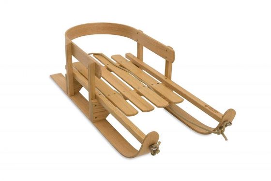 Outdoor Wooden Pull Sleds for Kids