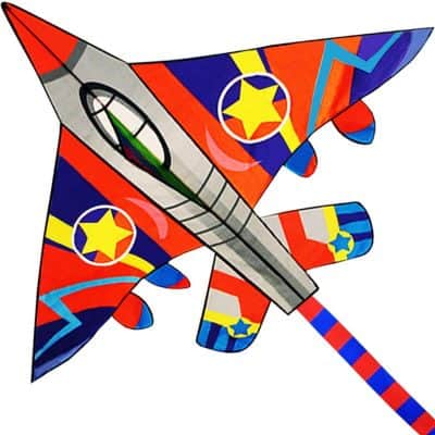 The Colorful Life Fighter Plane Kite for Kids and Adults Kite