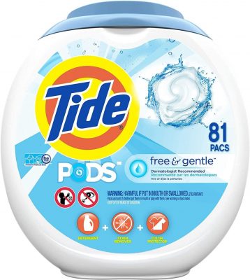 Tide PODS Free and Gentle Laundry Detergent