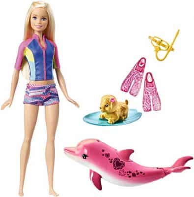 Barbie Dolphin Magic Snorkel Fun Friends Playset