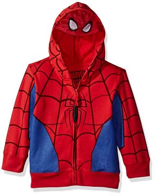 Marvel Boy’s Spiderman Mask Costume Hoody