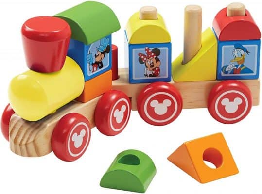 Mickey Mouse and Friends Wooden Stacking Train