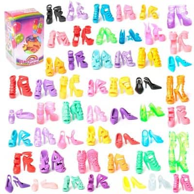 Colors of Rainbow 50 Pairs Accessories for Barbie Doll