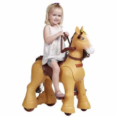 ECR4Kids Motorized Ride-On Walking Toy Horse