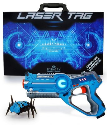 DYNASTY Toys Kids Game Laser Tag and Robot Bug Striker Pack