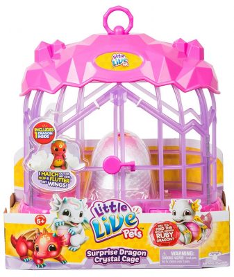 Little Live Pets Surprise Dragon Crystal Cage