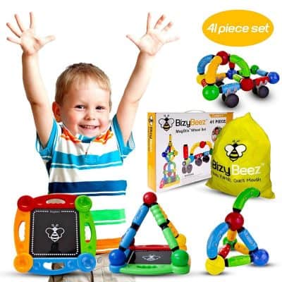 BizyBeez MagStick Sensory Magnetic Building Set