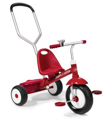 Radio Flyer Deluxe Steer and Stroll Trike