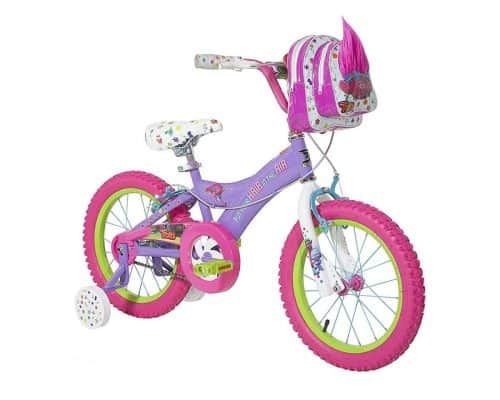 Dynacraft Trolls Girls BMX Street/Dirt Bike with Hand Brake