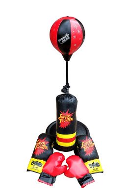 Tripact Children Boxing Set Punching Bag With Gloves