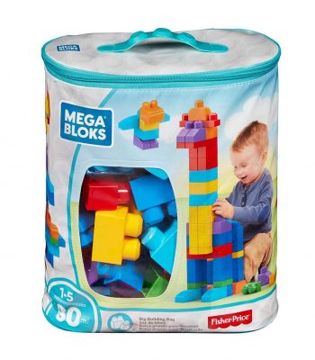 Mega blocks 80-piece Big Building Bag, classic